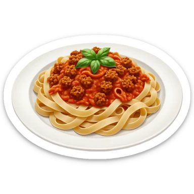 paste with bolognese sticker