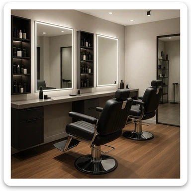 sartarosh xonani zamonaviy roq bulsin sticker