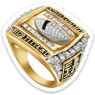 Superbowl ring  sticker