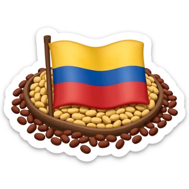 no, I need the beans and the colombian flag sticker