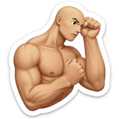 Palm in the stomach sticker