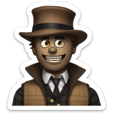 William Anton five night at Freddy sticker