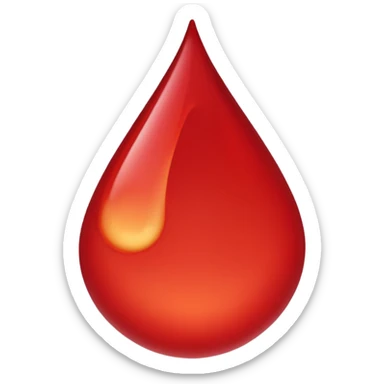 drop red line emoji sticker