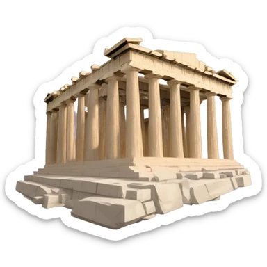 parthenon sticker