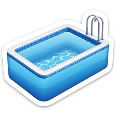 Swimming pool sticker