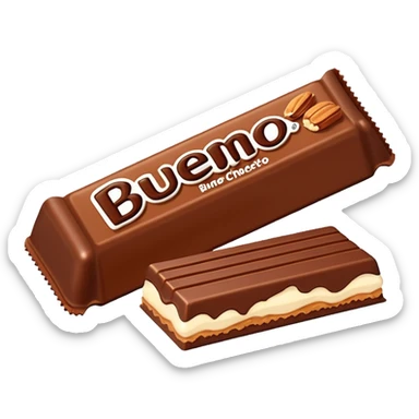 kinder bueno sticker