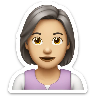 Humana hermosa sticker