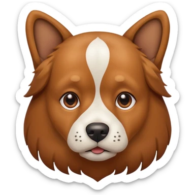 Dog with judgmental look sticker