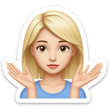 Hannah hand art sticker