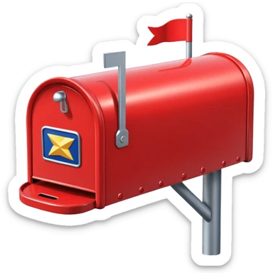 Post office logo sticker