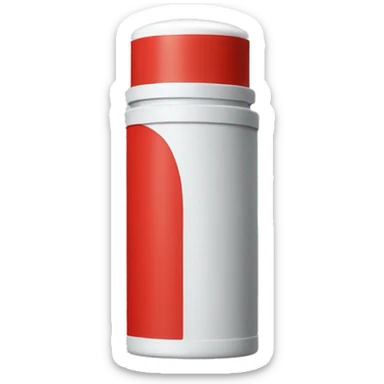 Red inhaler  sticker