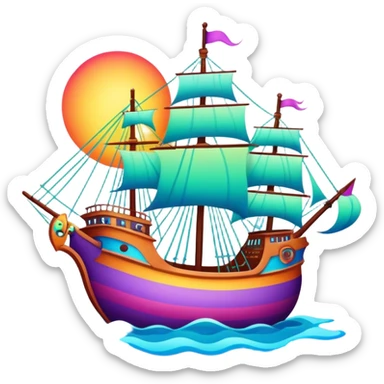 Ship of fools Grateful Dead  sticker
