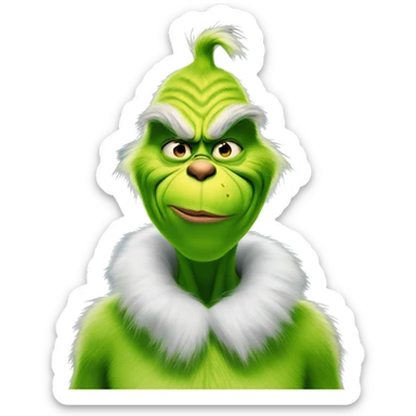 The grinch sticker