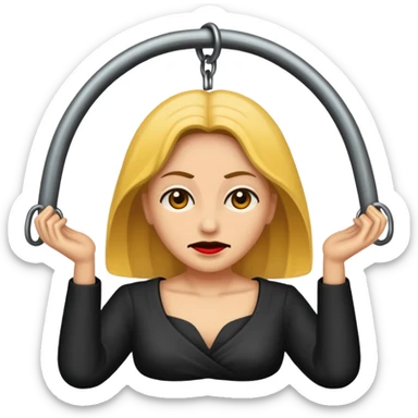 Dead hangwoman sticker