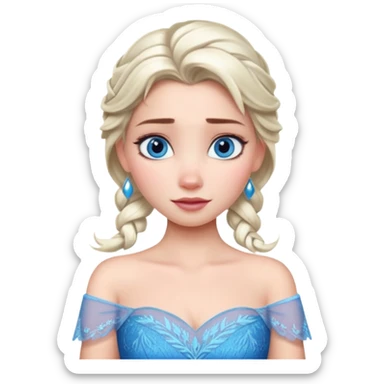 elsa frozen disney sticker
