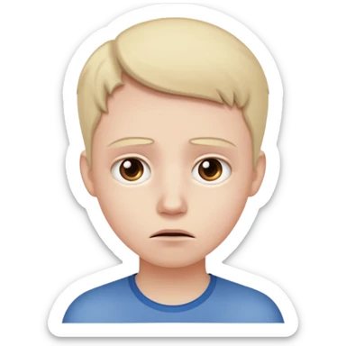 Just ate something bad emoji face sticker