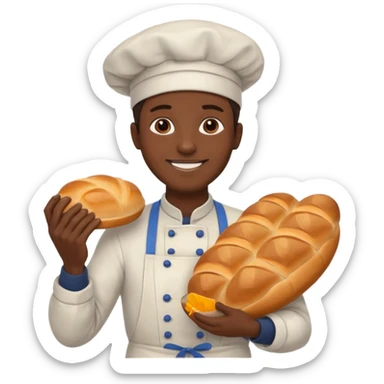 Street Baker man  sticker
