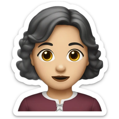 esther, the orphan, horror movie sticker