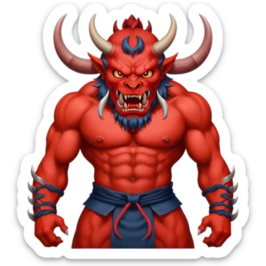 demonio japones sticker