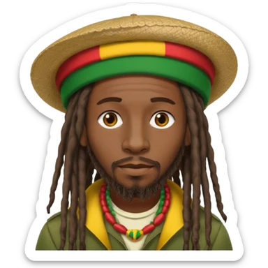 Rasta from Amsterdam sticker