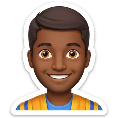 Sri Lankan man sticker