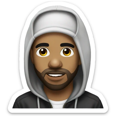 drake rapper sticker