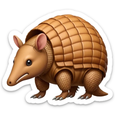 ARMADILLO LEFT sticker