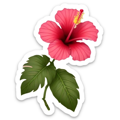 hibiscus sticker