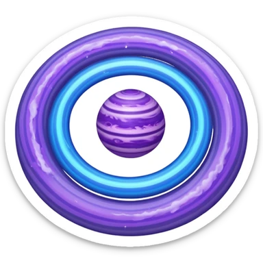 Ringed Planet sticker