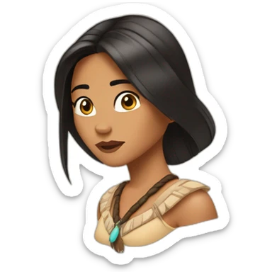 Pocahontas sticker