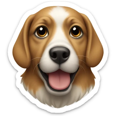 Dog playing cards sticker