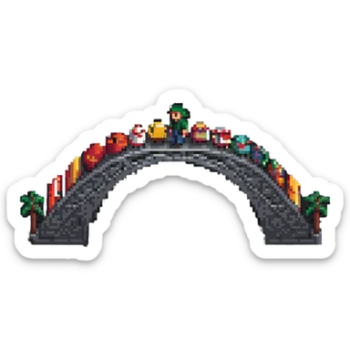 cultural bridge sticker