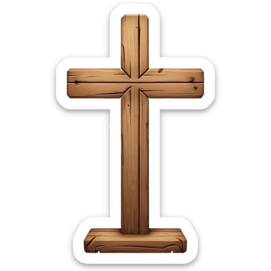 cancel Cross  sticker