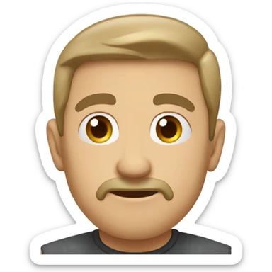 Маленький зайчик на ручке sticker