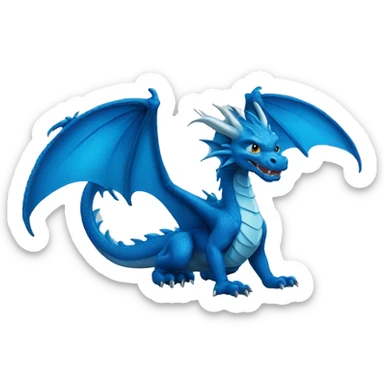 blue dragon sticker
