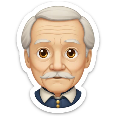 OLD MAN VITAGE 1800'S sticker