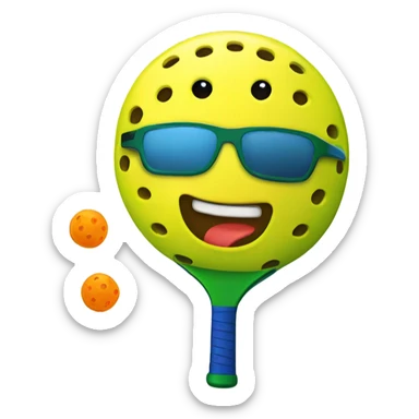 Pickleball sticker