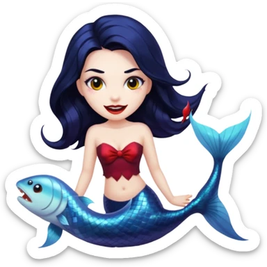 🖤🧛‍♀️🧜‍♀️ sticker
