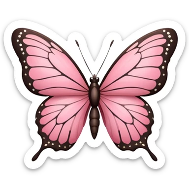 Mariposa rosada  sticker