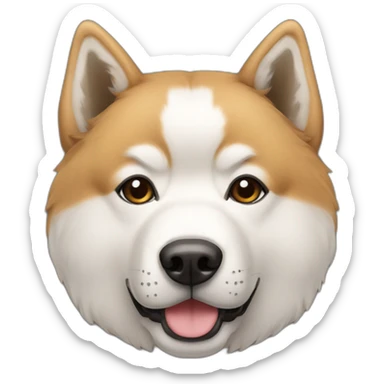 Dog akita sticker