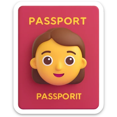 passport emoji sticker