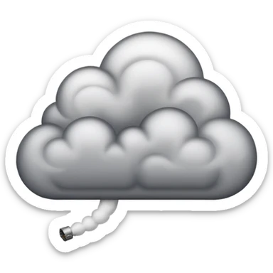A fight cloud sticker