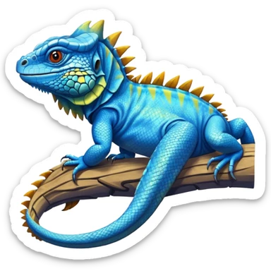 Blue Iguana sticker