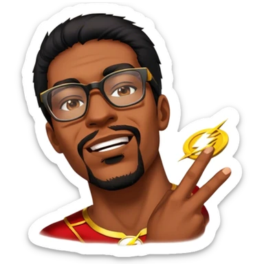 As the flash sticker