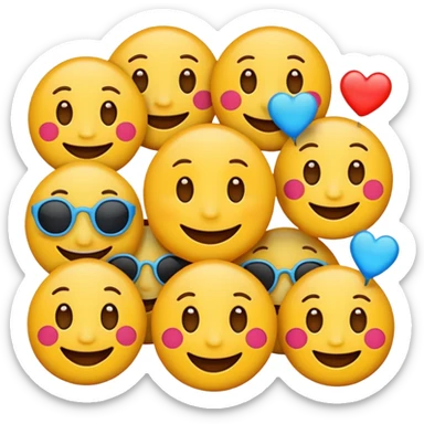 emoji de week-end sticker