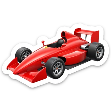 Formula car sticker