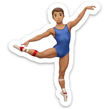 male.ballet dancer sticker