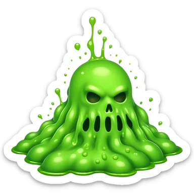 zombie green sticker