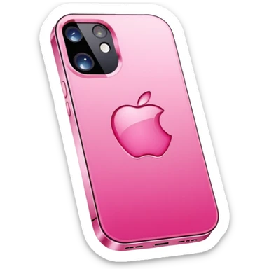 IPhone 13 rosado sticker