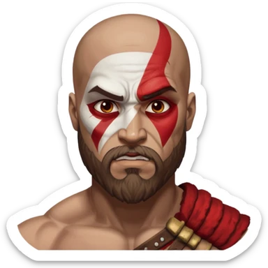 Kratosh  from God of war sticker